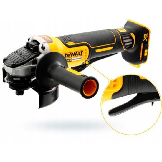 Dewalt DCG406N-XJ 18V Brushless 125mm Angle Grinder (Bare Unit) - No Lock on Switch - Image 2