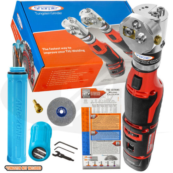 Sharpie Cordless DX™ Tungsten Grinder Adjustable 15°-45° 220v Euro Version (Pro Kit)